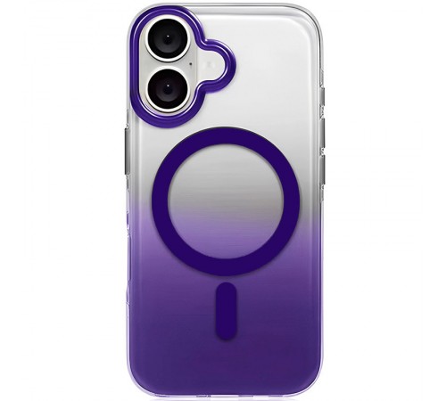 Чохол TPU+PC Phantom with MagSafe для Apple iPhone 16 (6.1") Purple Чохол TPU+PC Phantom with MagSafe для Apple iPhone 16 (6.1") Purple