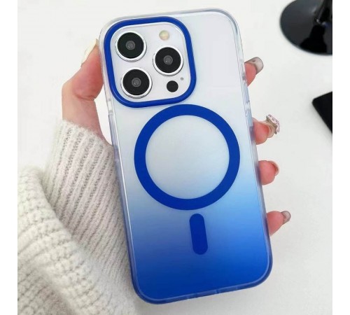 Чохол TPU+PC Phantom with MagSafe для Apple iPhone 16 Pro Max (6.9") Blue Чохол TPU+PC Phantom with MagSafe для Apple iPhone 16 Pro Max (6.9") Blue