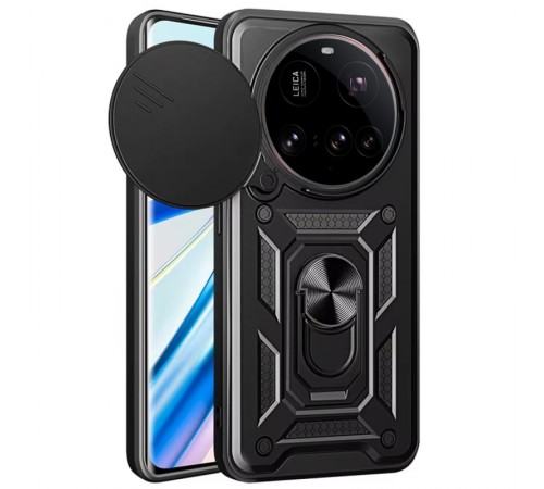 Ударостійкий чохол Camshield Serge Ring для Xiaomi 15 Ultra Чорний Ударостійкий чохол Camshield Serge Ring для Xiaomi 15 Ultra Чорний