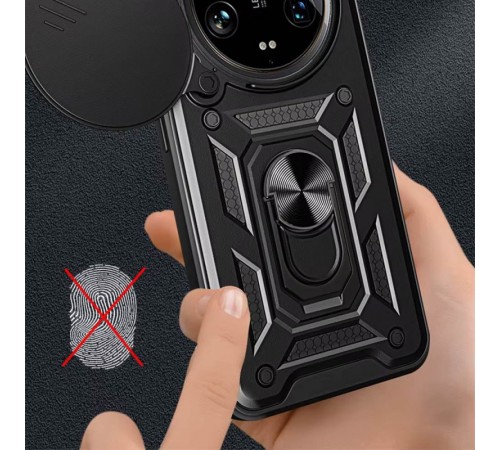Ударостійкий чохол Camshield Serge Ring для Xiaomi 15 Ultra Чорний Ударостійкий чохол Camshield Serge Ring для Xiaomi 15 Ultra Чорний