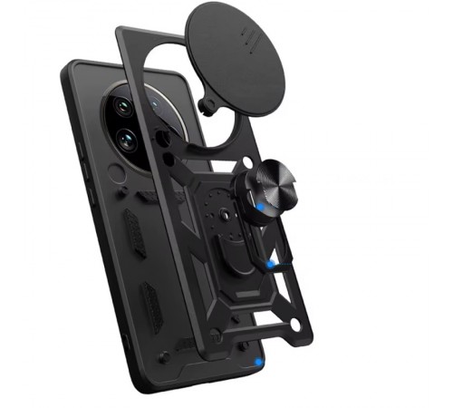 Ударостійкий чохол Camshield Serge Ring для Xiaomi 15 Ultra Чорний Ударостійкий чохол Camshield Serge Ring для Xiaomi 15 Ultra Чорний