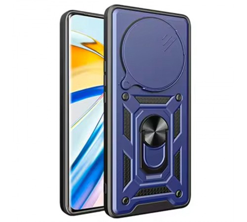 Ударостійкий чохол Camshield Serge Ring для Xiaomi 15 Ultra Синій Ударостійкий чохол Camshield Serge Ring для Xiaomi 15 Ultra Синій