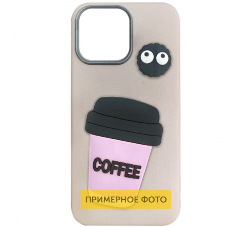 Чохол TPU Leather Toys для Xiaomi Redmi Note 14 4G (Europe version) Coffee / Pink Чохол TPU Leather Toys для Xiaomi Redmi Note 14 4G (Europe version) Coffee / Pink
