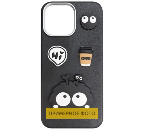 Чохол TPU Leather Toys для Xiaomi Redmi Note 14 Pro 5G Monster / Black Чохол TPU Leather Toys для Xiaomi Redmi Note 14 Pro 5G Monster / Black