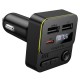 АЗП FM модулятор Borofone BC60 Hero 35W (2USB-A/1C) Black