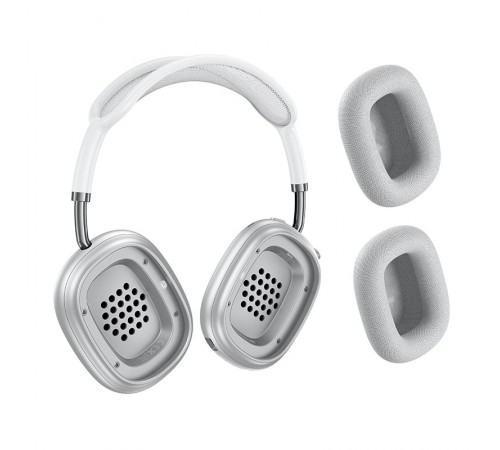 Накладні бездротові навушники BOROFONE BO35 Plus Adorable ANC Silver Накладні бездротові навушники BOROFONE BO35 Plus Adorable ANC Silver