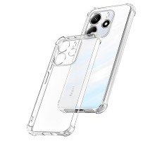 TPU чохол GETMAN Ease logo посилені кути Full Camera для Xiaomi Redmi Note 14 4G (Europe version) Безбарвний (прозорий)