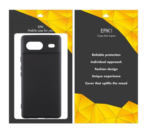 Чохол TPU Epik Black Full Camera для Google Pixel 9a Чорний Чохол TPU Epik Black Full Camera для Google Pixel 9a Чорний