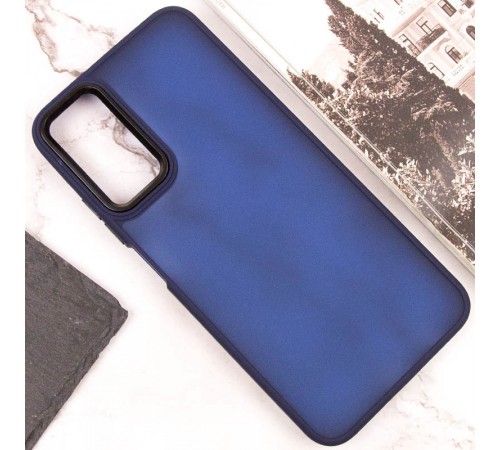 Чохол TPU+PC Lyon Frosted для Motorola Edge 50 Fusion / G85 Navy Blue Чохол TPU+PC Lyon Frosted для Motorola Edge 50 Fusion / G85 Navy Blue
