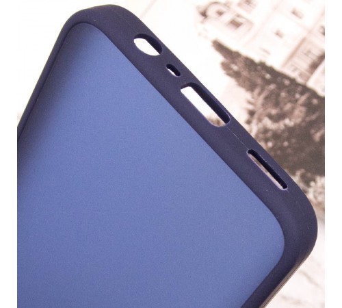 Чохол TPU+PC Lyon Frosted для Motorola Edge 50 Fusion / G85 Navy Blue Чохол TPU+PC Lyon Frosted для Motorola Edge 50 Fusion / G85 Navy Blue