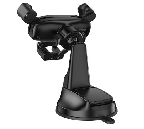 Автотримач Hoco H67 Gamble gravity linkage (center console) Black Автотримач Hoco H67 Gamble gravity linkage (center console) Black