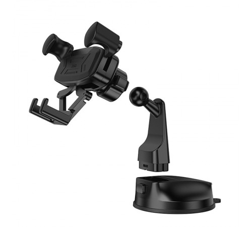 Автотримач Hoco H67 Gamble gravity linkage (center console) Black Автотримач Hoco H67 Gamble gravity linkage (center console) Black