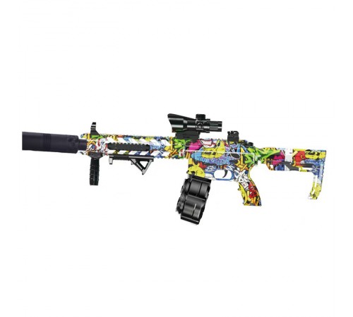 Автомат на гідрогелевих кульках (орбізах) AR15 Alphabet Green Автомат на гідрогелевих кульках (орбізах) AR15 Alphabet Green