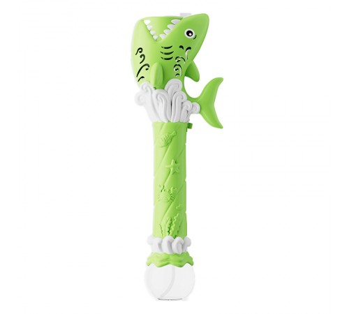 Пістолет з мильними бульбашками H038 Shark + bottle 50ml Green Пістолет з мильними бульбашками H038 Shark + bottle 50ml Green