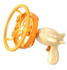 Пістолет для мильних бульбашок H035 Bubble Gun з пропелером 2in1 + bottle 250ml Biege
