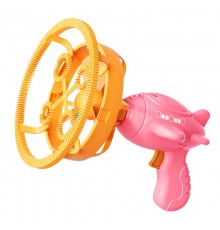 Пістолет для мильних бульбашок H035 Bubble Gun з пропелером 2in1 + bottle 250ml Pink