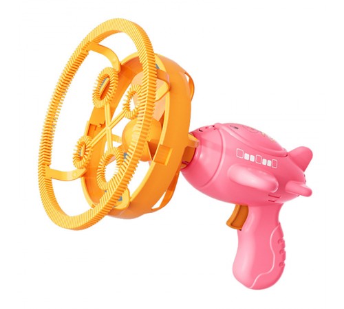 Пістолет для мильних бульбашок H035 Bubble Gun з пропелером 2in1 + bottle 250ml Pink Пістолет для мильних бульбашок H035 Bubble Gun з пропелером 2in1 + bottle 250ml Pink