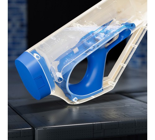 Водяний акумуляторний автомат Water Gun 185-66 (400ml) with lithium battery White / Blue Водяний акумуляторний автомат Water Gun 185-66 (400ml) with lithium battery White / Blue