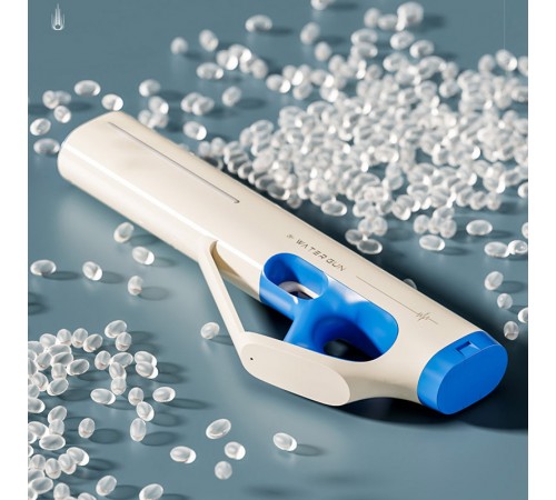 Водяний акумуляторний автомат Water Gun 185-66 (400ml) with lithium battery White / Blue Водяний акумуляторний автомат Water Gun 185-66 (400ml) with lithium battery White / Blue