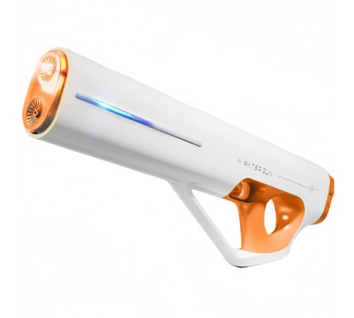 Водяний акумуляторний автомат Water Gun 185-66 (400ml) with lithium battery White / Orange Водяний акумуляторний автомат Water Gun 185-66 (400ml) with lithium battery White / Orange