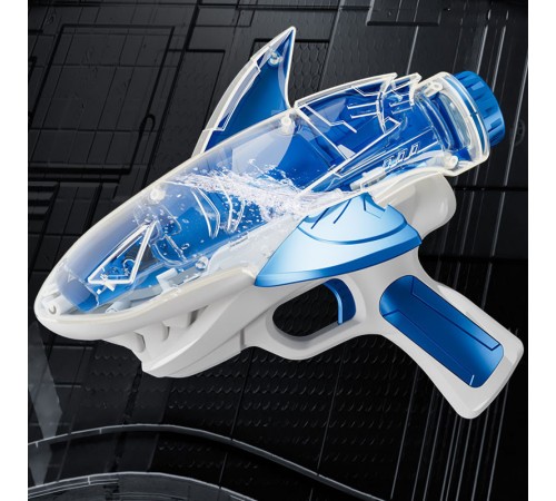Водяний акумуляторний пістолет Shark Water Gun 185-68 (300ml) with lithium battery Blue Водяний акумуляторний пістолет Shark Water Gun 185-68 (300ml) with lithium battery Blue