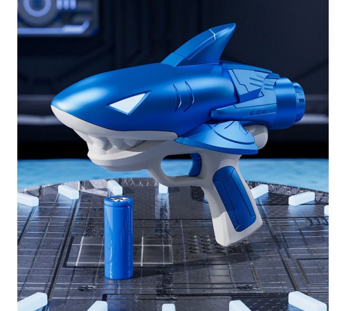 Водяний акумуляторний пістолет Shark Water Gun 185-68 (300ml) with lithium battery Blue Водяний акумуляторний пістолет Shark Water Gun 185-68 (300ml) with lithium battery Blue