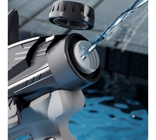 Водяний акумуляторний пістолет Shark Water Gun 185-68 (300ml) with lithium battery Grey Водяний акумуляторний пістолет Shark Water Gun 185-68 (300ml) with lithium battery Grey