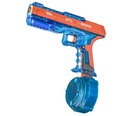 Водяний акумуляторний пістолет Water Gun 66-35 (500ml) with lithium battery Blue / Orange Водяний акумуляторний пістолет Water Gun 66-35 (500ml) with lithium battery Blue / Orange