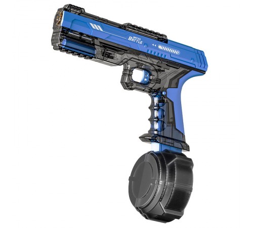 Водяний акумуляторний пістолет Water Gun 66-35 (500ml) with lithium battery Transparent blue Водяний акумуляторний пістолет Water Gun 66-35 (500ml) with lithium battery Transparent blue