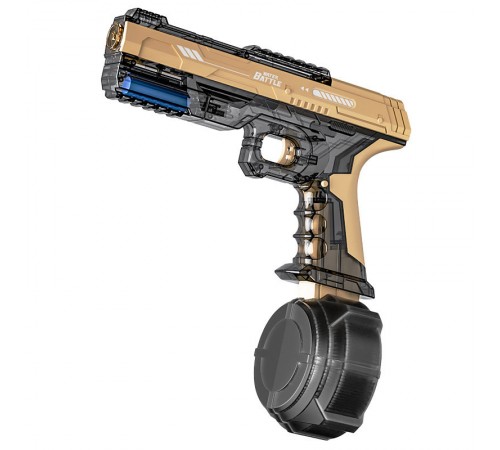 Водяний акумуляторний пістолет Water Gun 66-35 (500ml) with lithium battery Transparent gold Водяний акумуляторний пістолет Water Gun 66-35 (500ml) with lithium battery Transparent gold