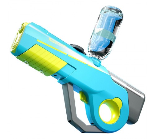 Водяний акумуляторний автомат Water Gun 8002C (600ml) with lithium battery Blue / Yellow Водяний акумуляторний автомат Water Gun 8002C (600ml) with lithium battery Blue / Yellow