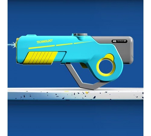 Водяний акумуляторний автомат Water Gun 8002C (600ml) with lithium battery Blue / Yellow Водяний акумуляторний автомат Water Gun 8002C (600ml) with lithium battery Blue / Yellow