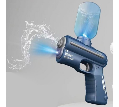 Водяний акумуляторний пістолет Water Gun 9007B (200ml) with lithium battery Blue Водяний акумуляторний пістолет Water Gun 9007B (200ml) with lithium battery Blue
