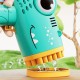 Пістолет для мильних бульбашок Dinosaur Bubble Gun з насадкою на 40 отворів 50ml Green