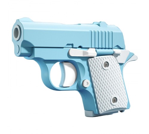 Дитячий іграшковий пістолет-антистрес Blue / White Дитячий іграшковий пістолет-антистрес Blue / White