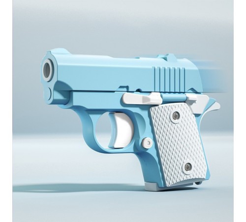 Дитячий іграшковий пістолет-антистрес Blue / White Дитячий іграшковий пістолет-антистрес Blue / White