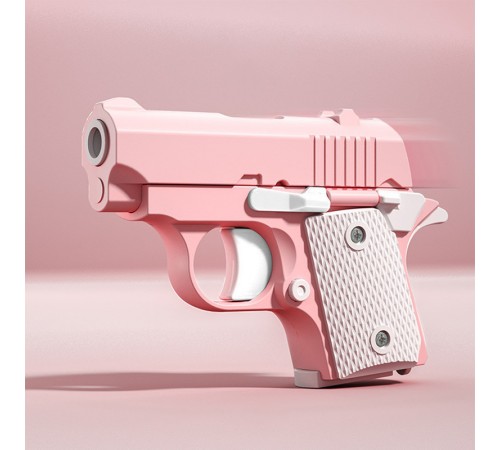 Дитячий іграшковий пістолет-антистрес Pink / White Дитячий іграшковий пістолет-антистрес Pink / White