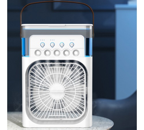 Настільний вентилятор Spray Fan-B 2in1 з регулюванням кута нахилу і водяним охолодженням White Настільний вентилятор Spray Fan-B 2in1 з регулюванням кута нахилу і водяним охолодженням White