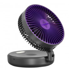 Портативний вентилятор Folding Light Fan 3in1 5000mAh Grey