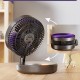 Портативний вентилятор Folding Light Fan 3in1 5000mAh Grey