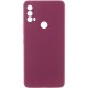 Чохол TPU GETMAN Liquid Silk Full Camera для Motorola Moto E40 Бордовий / Marsala