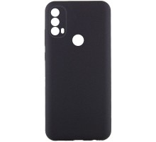 Чохол TPU GETMAN Liquid Silk Full Camera для Motorola Moto E40 Чорний / Black