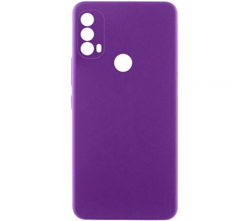 Чохол TPU GETMAN Liquid Silk Full Camera для Motorola Moto E40 Фіолетовий / Purple Чохол TPU GETMAN Liquid Silk Full Camera для Motorola Moto E40 Фіолетовий / Purple