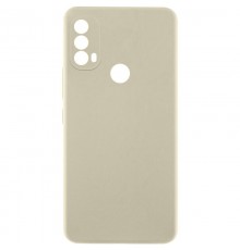 Чохол TPU GETMAN Liquid Silk Full Camera для Motorola Moto E40 Песочный / Sand