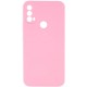 Чохол TPU GETMAN Liquid Silk Full Camera для Motorola Moto E40 Рожевий / Pink