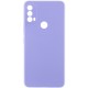 Чохол TPU GETMAN Liquid Silk Full Camera для Motorola Moto E40 Бузковий / Dasheen