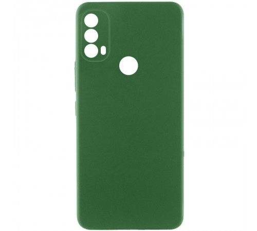 Чохол TPU GETMAN Liquid Silk Full Camera для Motorola Moto E40 Зелений / Dark green Чохол TPU GETMAN Liquid Silk Full Camera для Motorola Moto E40 Зелений / Dark green