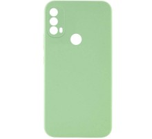 Чохол TPU GETMAN Liquid Silk Full Camera для Motorola Moto E40 Зелений / Pistachio