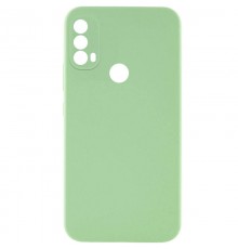 Чохол TPU GETMAN Liquid Silk Full Camera для Motorola Moto E40 Зелений / Pistachio