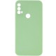 Чохол TPU GETMAN Liquid Silk Full Camera для Motorola Moto E40 Зелений / Pistachio